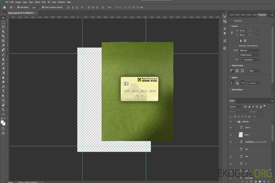 Ukraine Raiffeisen Bank carte de débit visa photolook , avant template